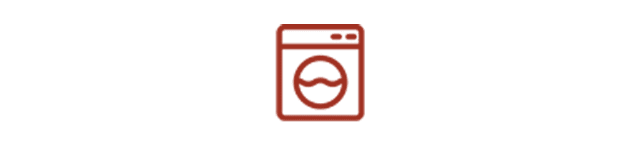 Icon of a washing machine.